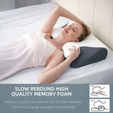 CloudRest – Cervical Memory Foam Pillow | Ergonomic Contour Pillow for Side Sleepers Neriona