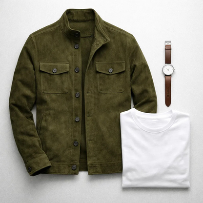 Anton | Classic Pocket Suede Jacket