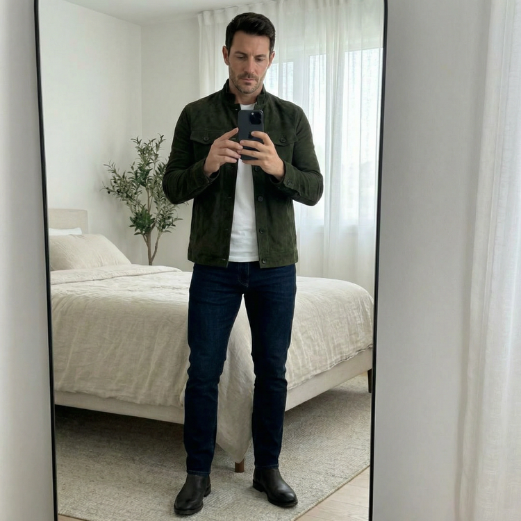 Anton | Classic Pocket Suede Jacket