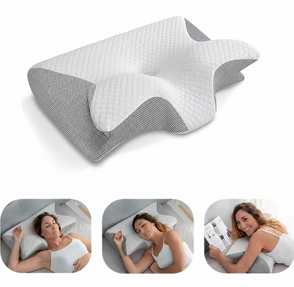 DreamAlign – Orthopedic Memory Foam Pillow | Ergonomic Neck Support For Better Sleep