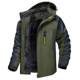 EverPeak – Insulated Winter Jacket | Fleece-Lined Hooded Coat For Cold Weather Men's Jackets Neriona Green