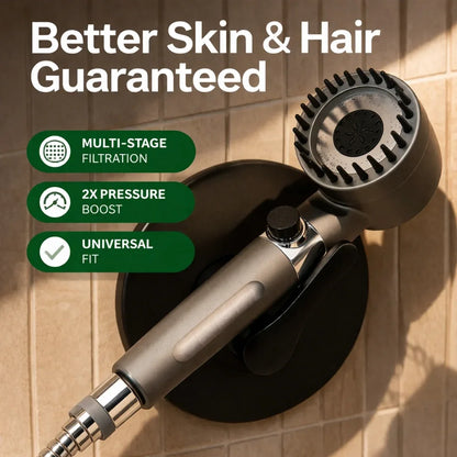 Filtered Shower Head – Smooth Water Flow And Clean Feel | Handheld Shower With Multi Stage Filter And Easy Install For Daily Comfort Neriona