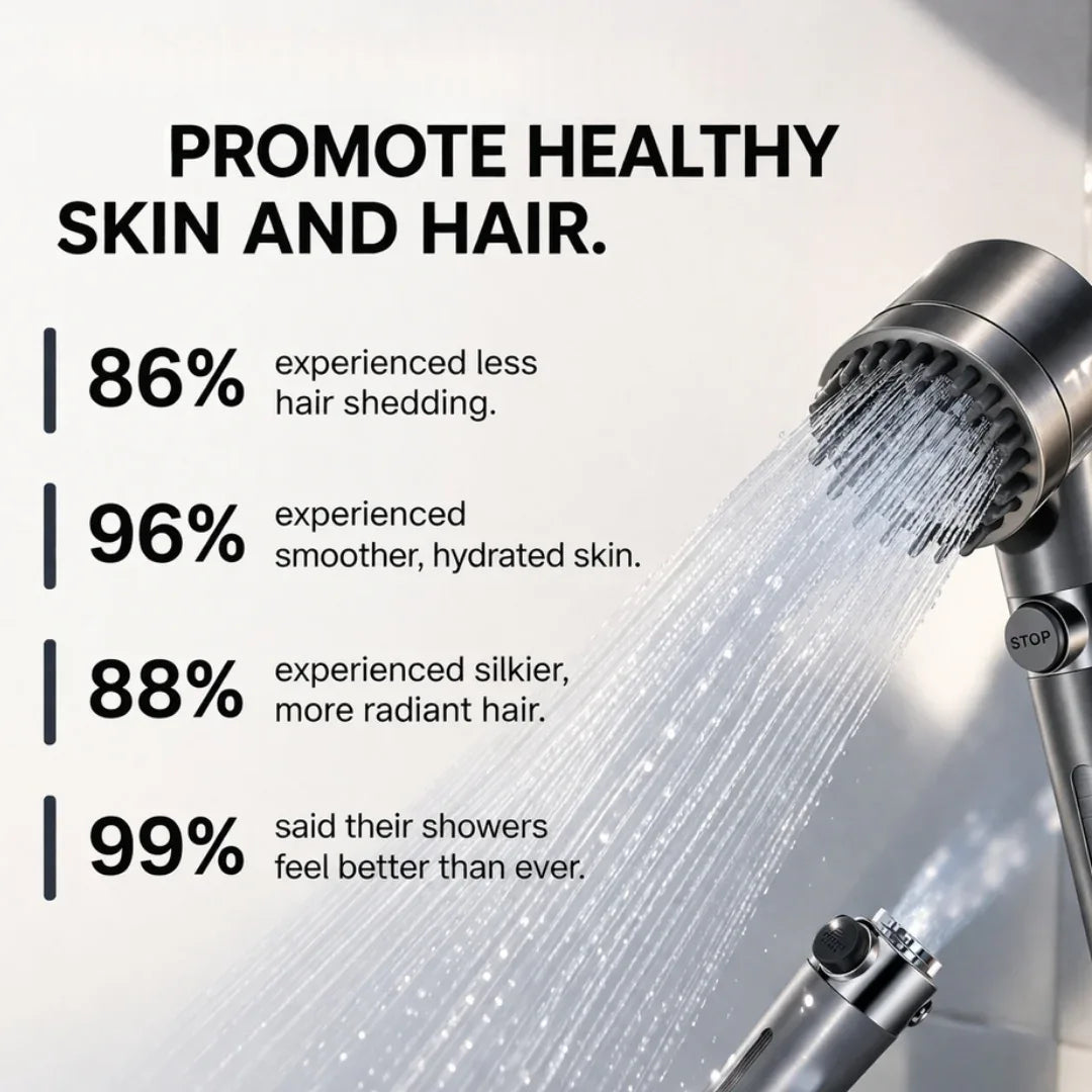 High Pressure Shower Head - Strong Flow | Handheld Shower With Even Water Distribution for Comfortable Everyday Use Neriona
