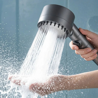 Filtered Shower Head – High Pressure & Multi Spray | Handheld Shower With Chlorine Filter For Softer Water And Easy Install Neriona Gray Shower Head