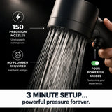 High Pressure Filter Shower Head 3 Modes | Handheld Shower With Strong Flow and Clean Water for Comfortable Everyday Use Neriona