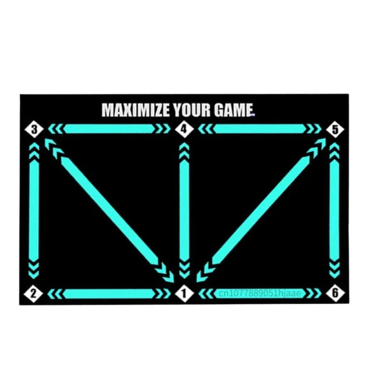 Football Pro Training Mat - Home Soccer Practice System | Ball Control, Dribbling & Skill Training Program for Young Players Neriona