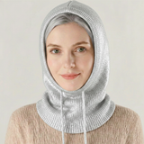 Elvane – Cashmere-Blend Knit Beanie | Adjustable Warm Winter Hat For Everyday Wear Neriona Silver