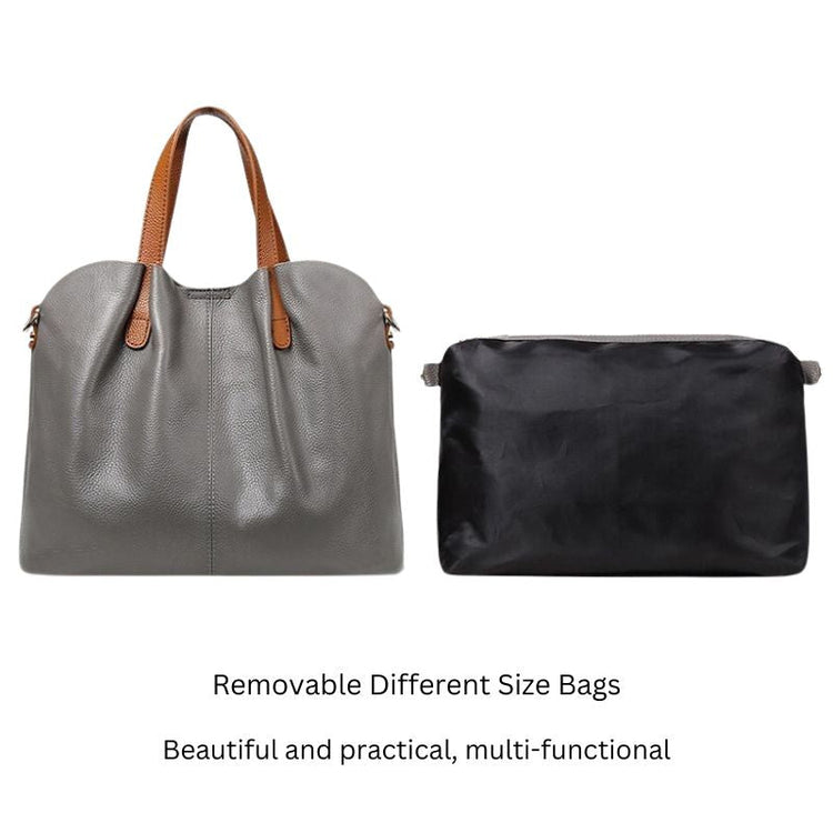 Isadora – Genuine Leather Handbag | Women's Cowhide Tote Bag Handbags Neriona