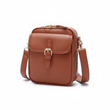 Dorian – Leather Crossbody Bag | Men's Compact Shoulder Bag With Multiple Zipper Pockets Crossbody Bag Neriona