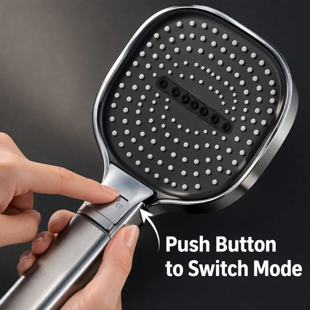 High Pressure Shower Head – Multi Spray Modes | Handheld Shower Head With Strong Water Flow And Easy Install For Daily Use Neriona