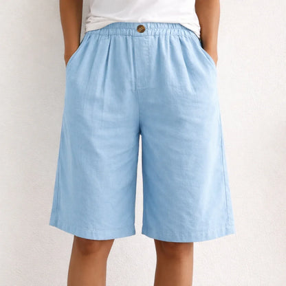 Elea - Comfort Summer Shorts Neriona Sky Blue
