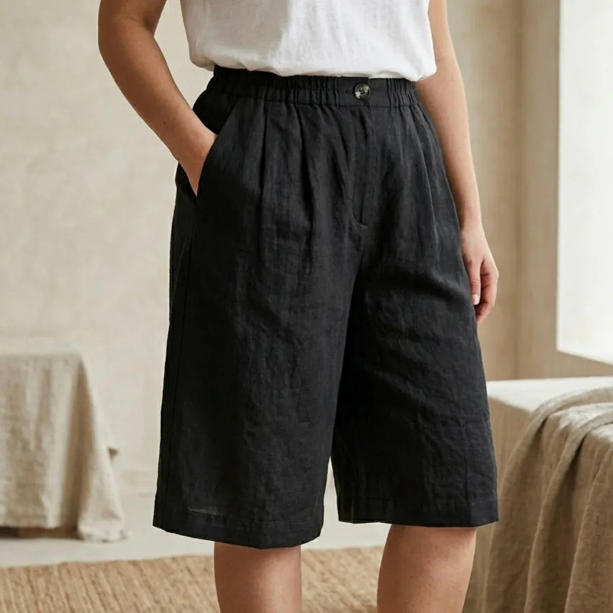 Elea - Comfort Summer Shorts Neriona Black