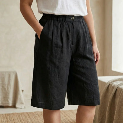 Elea - Comfort Summer Shorts Neriona Black