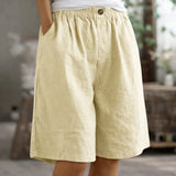 Elea - Comfort Summer Shorts Neriona Khaki