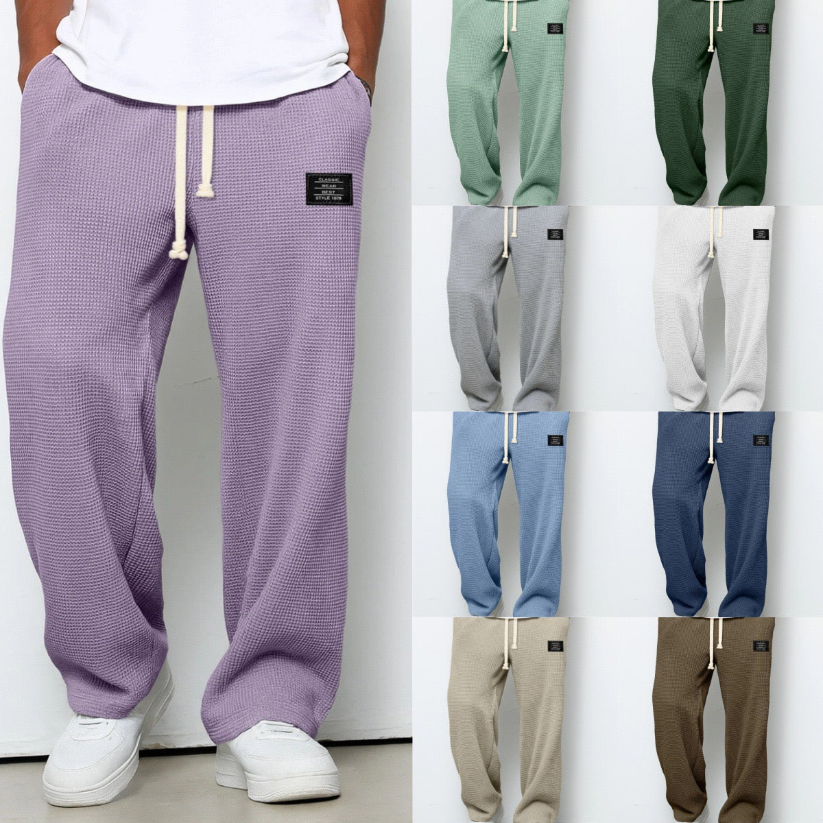 Jason – Woven Jogger Pants | Lightweight Men's Sweatpants For Everyday Comfort Neriona
