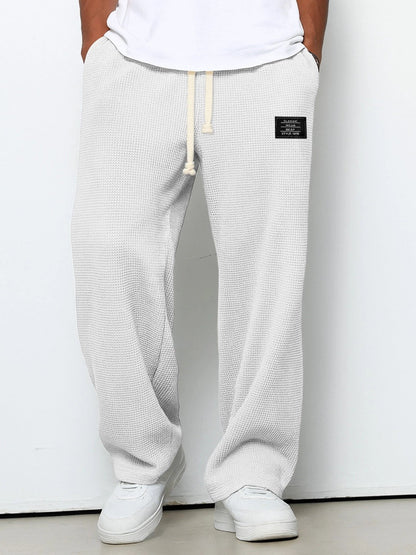 Jason – Woven Jogger Pants | Lightweight Men's Sweatpants For Everyday Comfort Neriona White
