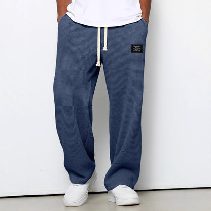 Jason – Woven Jogger Pants | Lightweight Men's Sweatpants For Everyday Comfort Neriona Dark Blue
