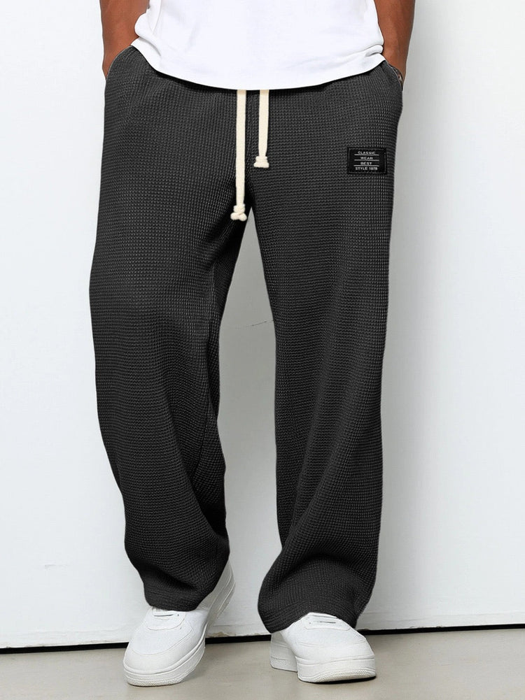 Jason – Woven Jogger Pants | Lightweight Men's Sweatpants For Everyday Comfort Neriona Black