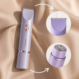 SilkTouch 2-in-1 Intimate Electric Bikini Trimmer | Cordless Wet & Dry Shaver For Women