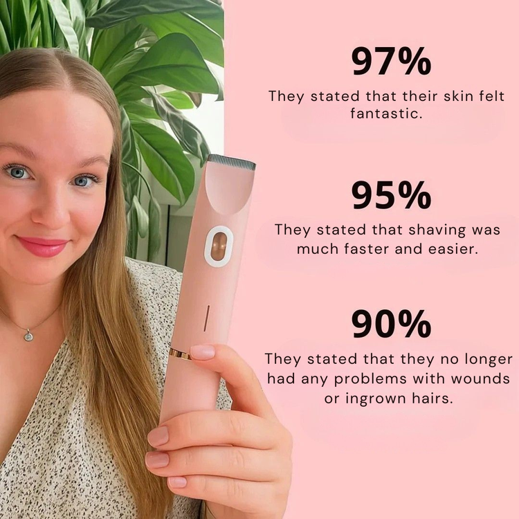SilkTouch 2-in-1 Intimate Electric Bikini Trimmer | Cordless Wet & Dry Shaver For Women