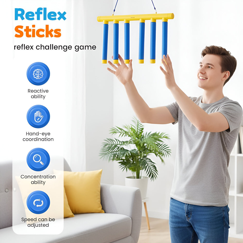 Kids Reflex Trainer Game – Falling Stick Drop Challenge | Reaction Training Game for Hand Eye Coordination & Fast Reflex Skills Neriona