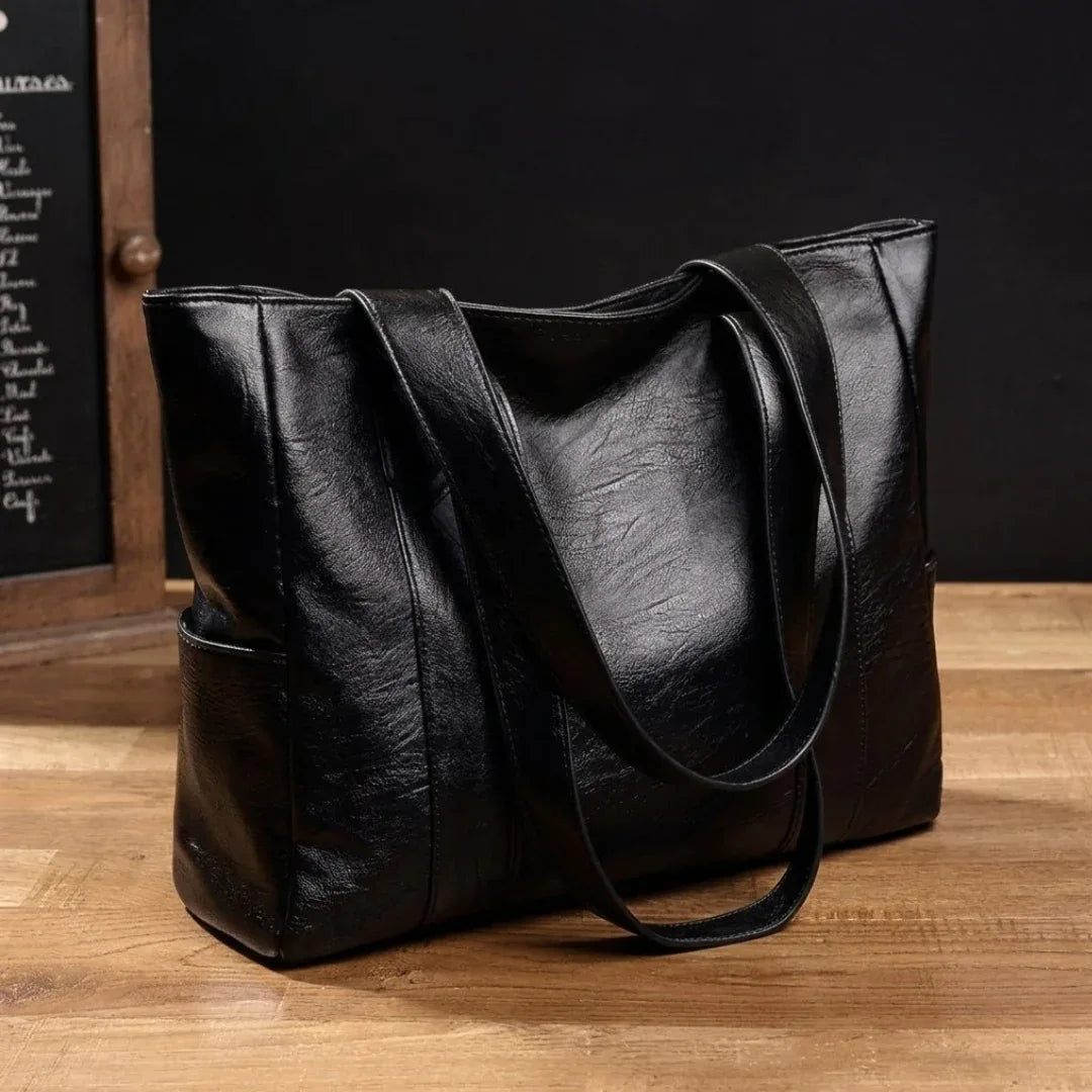 Leather Shoulder Bag – Vintage Design With Spacious Interior | Everyday Bag With Timeless Style For Casual And Refined Outfits Neriona