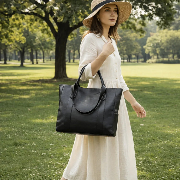 Leather Shoulder Bag – Vintage Design With Spacious Interior | Everyday Bag With Timeless Style For Casual And Refined Outfits Neriona