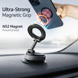 MagSafe Car Phone Mount - Vacuum Suction Holder for Dashboard & Windshield Neriona