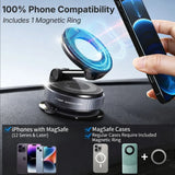 MagSafe Car Phone Mount - Vacuum Suction Holder for Dashboard & Windshield Neriona
