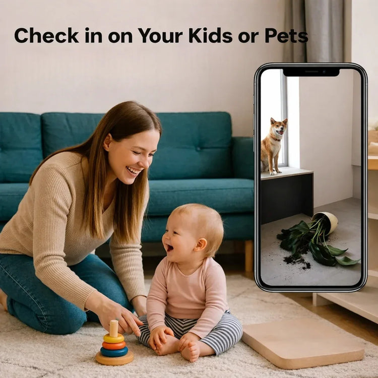 Mini WiFi Security Camera – 1080P HD With Motion Alerts | And Night Vision Neriona