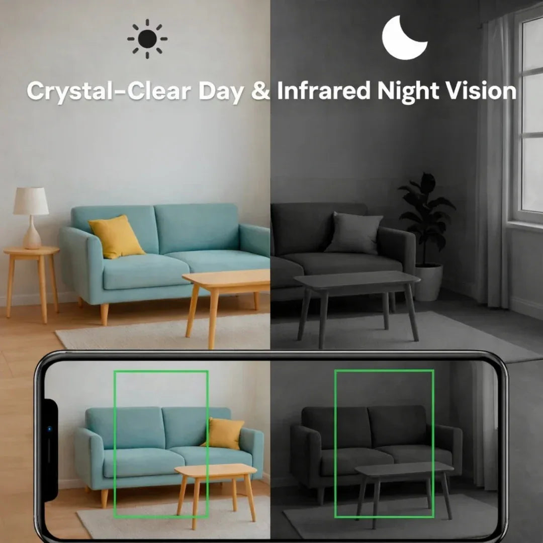 Mini WiFi Security Camera – 1080P HD With Motion Alerts | And Night Vision Neriona