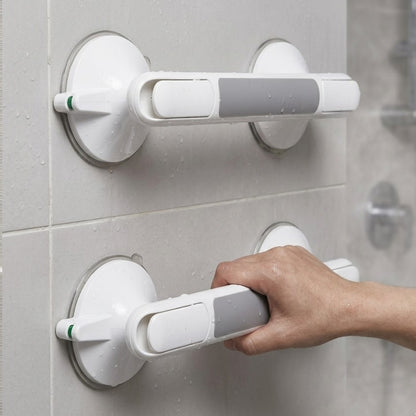 No Drill Shower Grab Bar - Vacuum Bathroom Handle for Stability and Balance Neriona 2x Shower Grab Bar