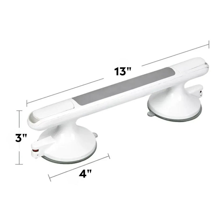 Bathroom Suction Grab - Bar No Drill | Safety Support Handle for Shower Bathtub Toilet and Daily Bathroom Stability Neriona