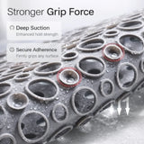 Non Slip Bath Mat – Strong Grip With Suction Base | Shower Mat With Drain Design For Stable And Safer Use In Bathroom Neriona