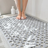 Non Slip Bath Mat – Strong Grip With Suction Base | Shower Mat With Drain Design For Stable And Safer Use In Bathroom Neriona