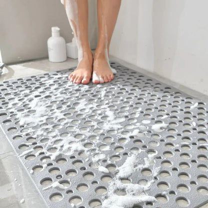 Non Slip Bath Mat – Strong Grip With Suction Base | Shower Mat With Drain Design For Stable And Safer Use In Bathroom Neriona