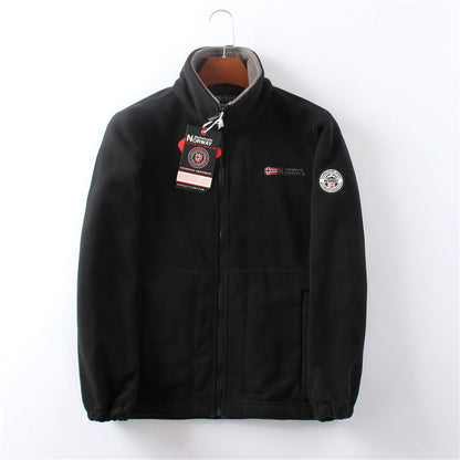 Elias – Fleece Jacket | Ultra Warm Zip-Up Jacket For Cold Weather Clothing & Accessories Neriona Black