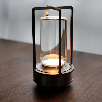 LumiTouch™ Table Lamp – Cordless Ambient Lighting | Touch Dimmable LED Light for Home & Outdoor Use Neriona