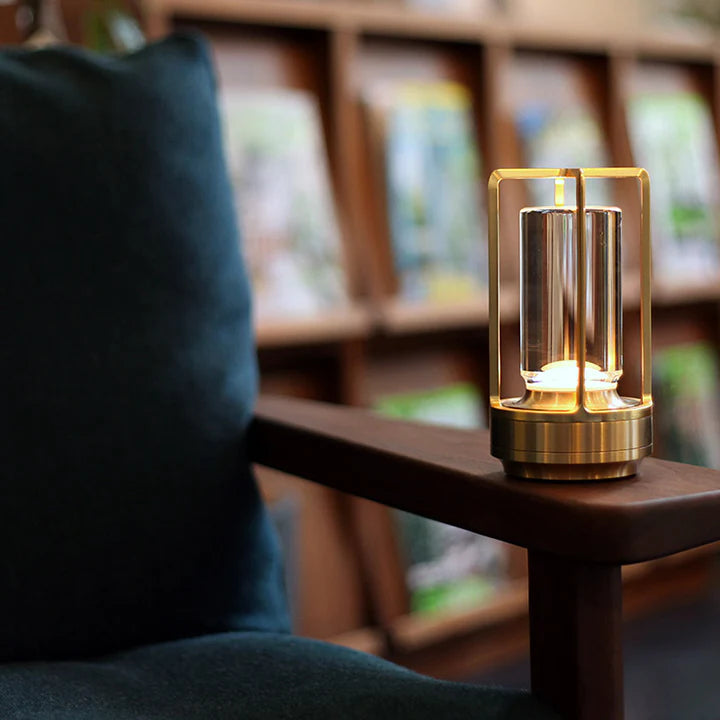 LumiTouch™ Table Lamp – Cordless Ambient Lighting | Touch Dimmable LED Light for Home & Outdoor Use Neriona