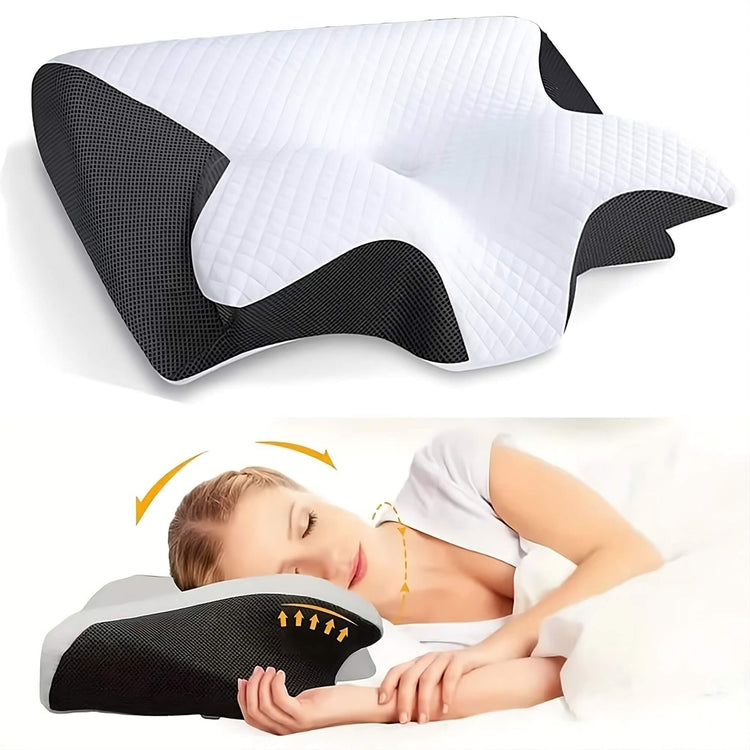 DreamAlign – Orthopedic Memory Foam Pillow | Ergonomic Neck Support For Better Sleep