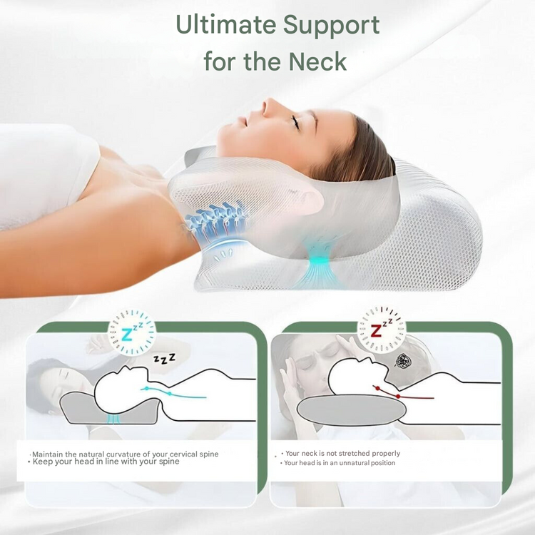 DreamAlign – Orthopedic Memory Foam Pillow | Ergonomic Neck Support For Better Sleep