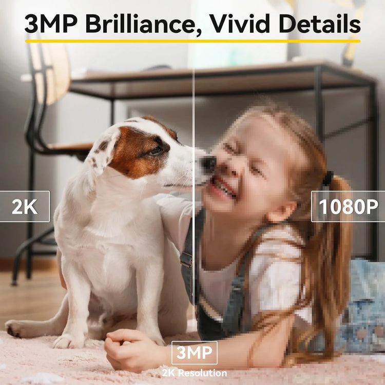 2K HD Smart Pet Camera | 355° Motion Tracking And Night Vision Neriona