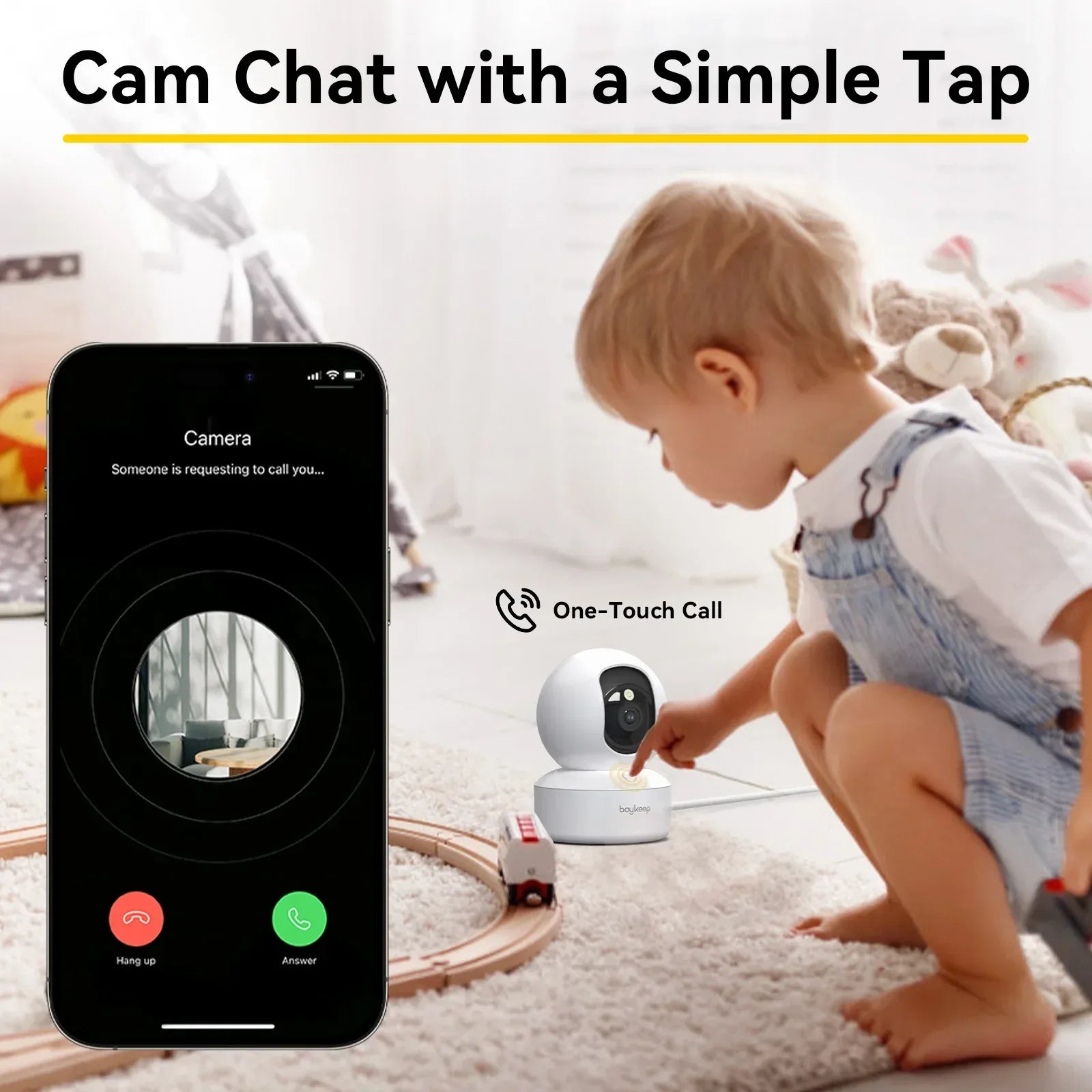 2K HD Smart Pet Camera | 355° Motion Tracking And Night Vision Neriona
