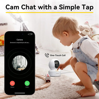 2K HD Smart Pet Camera | 355° Motion Tracking And Night Vision Neriona
