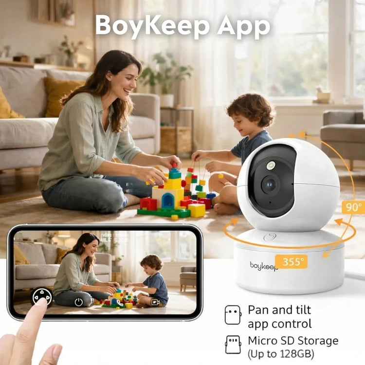 2K HD Smart Pet Camera | 355° Motion Tracking And Night Vision Neriona