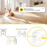 2K HD Smart Pet Camera | 355° Motion Tracking And Night Vision Neriona