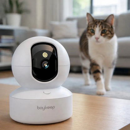 2K HD Smart Pet Camera | 355° Motion Tracking And Night Vision Neriona US Plug Pet Camera