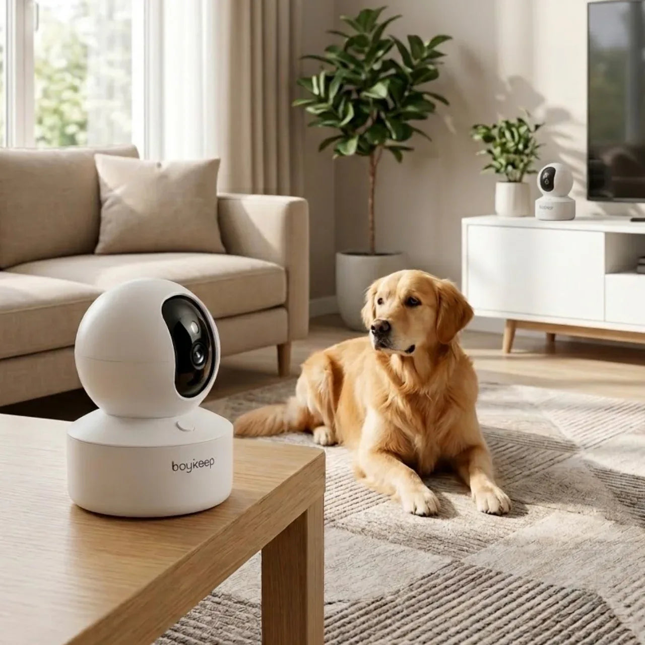 2K HD Smart Pet Camera | 355° Motion Tracking And Night Vision Neriona