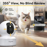 2K HD Smart Pet Camera | 355° Motion Tracking And Night Vision Neriona
