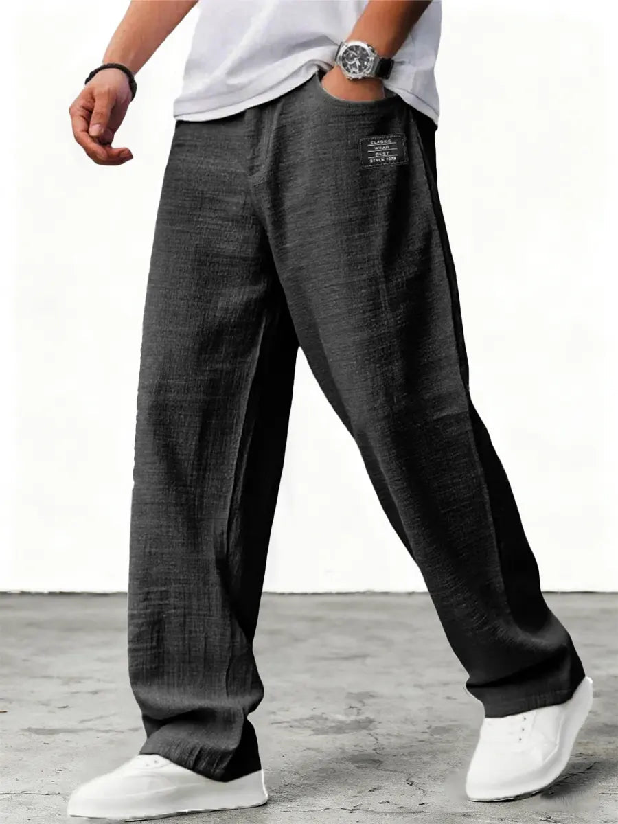 Mason – Lightweight Relaxed Pants | Breathable Casual Pants For Everyday Comfort Trousers Neriona Black
